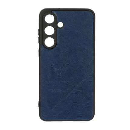 قاب طرح چرم گوزنی Pal Prime مدل Samsung Galaxy S25 FE - سرمه ای
