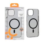 قاب اورجینال HDD کریستالی Slim PC MagSafe مدل Apple iPhone 13 / iPhone 14 - مشکی (پک دار)