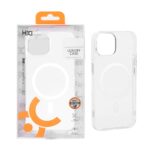 قاب اورجینال HDD کریستالی Slim PC MagSafe مدل Apple iPhone 13 / iPhone 14 - سفید (پک دار)