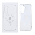 قاب شفاف Samsung Galaxy S24 FE با قابلیت شارژ NTC - MagSafe (پک دار)