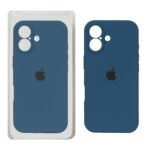 قاب سیلیکونی پاک کنی محافظ لنزدار اورجینال Apple iPhone 16 - سبز کله غازی (پک دار) - NTC
