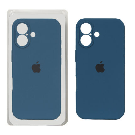 قاب سیلیکونی پاک کنی محافظ لنزدار اورجینال Apple iPhone 16 - سبز کله غازی (پک دار) - NTC