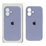 قاب سیلیکونی پاک کنی محافظ لنزدار اورجینال Apple iPhone 16 - فیلی (پک دار) - NTC