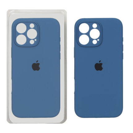 قاب سیلیکونی پاک کنی محافظ لنزدار اورجینال Apple iPhone 16 Pro Max - آبی اقیانوسی (پک دار) - NTC