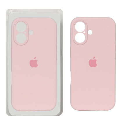 قاب سیلیکونی پاک کنی محافظ لنزدار اورجینال Apple iPhone 17 - صورتی چرک (پک دار) - NTC