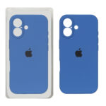 قاب سیلیکونی پاک کنی محافظ لنزدار اورجینال Apple iPhone 17 - آبی کد 1 (پک دار) - NTC