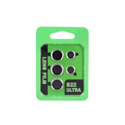 محافظ لنز رینگی اورجینال Samsung Galaxy S22 Ultra - نقره ای (پک سبز)