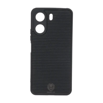 قاب Golden Lion شیاردار Xiaomi Redmi 13C / Poco C65 - مشکی کد 1