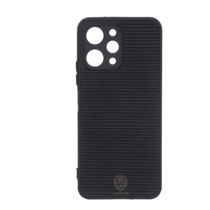 قاب Golden Lion شیاردار Xiaomi Redmi 12 / Poco M6 Pro 5G - مشکی کد 1