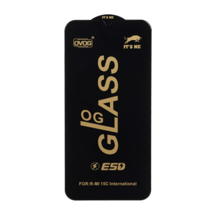 محافظ صفحه نمایش شیشه ای درجه یک Full Cover OG - ESD OVOG مدل Xiaomi Redmi 15C / Poco C85