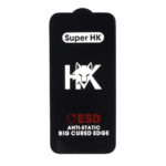 محافظ صفحه نمایش شیشه ای Full Cover ESD Anti Static - Super HK مدل Apple iPhone 13 Pro Max / iPhone 14 Plus