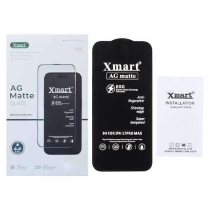 محافظ صفحه نمایش شیشه ای اورجینال XMART - AG matte ESD Anti Static مدل Apple iPhone 17 Pro Max (پک دار)