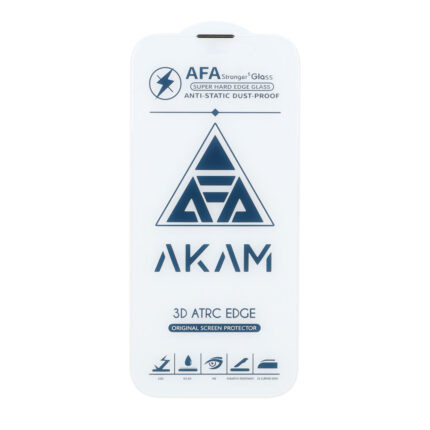 محافظ صفحه نمایش شیشه ای اورجینال AKAM بدون حاشیه Apple iPhone 16