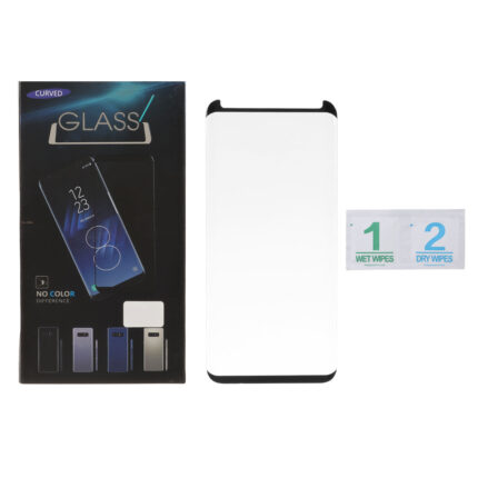 محافظ صفحه نمایش شیشه ای Full Cover HD 9H مدل Samsung Galaxy S8 Plus / S9 Plus (پک دار)