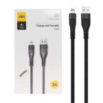 کابل شارژ 3 متری فست آیفون JBQ مدل CA-3010i - مشکی (گارانتی یکساله رصاصی)