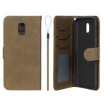 کیف موبایل مگنتی درجه یک داخل خز MNC Plus مدل Samsung Galaxy J5 Pro / J530 - سبز زیتونی