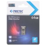 فلش مموری Pretec USB2.0 مدل Steelar ظرفیت 64GB - خاکستری (گارانتی فراگامان)