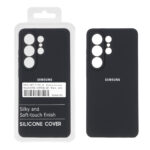 قاب سیلیکونی پاک کنی اورجینال درجه یک Samsung Galaxy S26 Ultra - مشکی (پک دار)