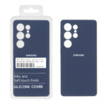 قاب سیلیکونی پاک کنی اورجینال درجه یک Samsung Galaxy S26 Ultra - سرمه ای (پک دار)