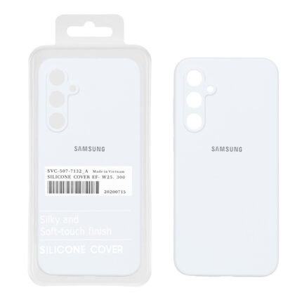 قاب سیلیکونی پاک کنی اورجینال درجه یک Samsung Galaxy S23 FE - سفید کد 1 (پک دار)