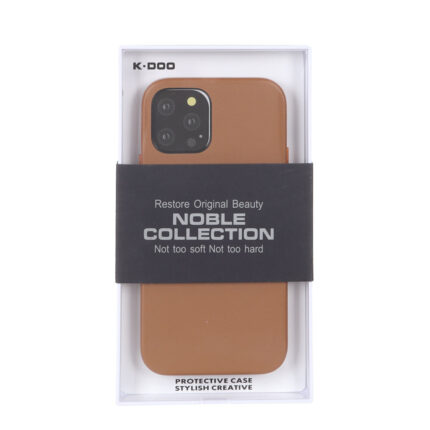 قاب Original KDoo Noble مدل Apple iPhone 12 Pro / iPhone 12 - قهوه ای (پک دار)
