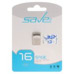 Save it Sage USB2.0 Flash Memory - 16GB نقره ای (گارانتی مادام العمر آی تین)