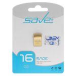 Save it Sage USB2.0 Flash Memory - 16GB طلایی (گارانتی مادام العمر آی تین)