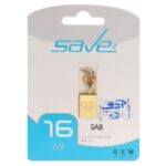 Save it SAB USB2.0 Flash Memory - 16GB طلایی (گارانتی مادام العمر آی تین)