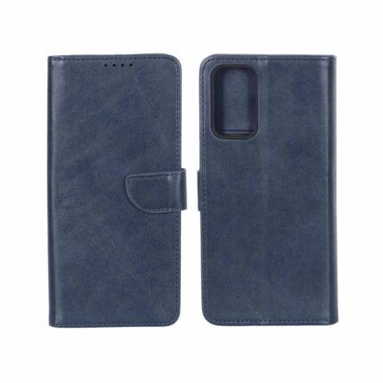 کیف چرمی موبایل مگنتی Samsung Galaxy A73 - سرمه ای