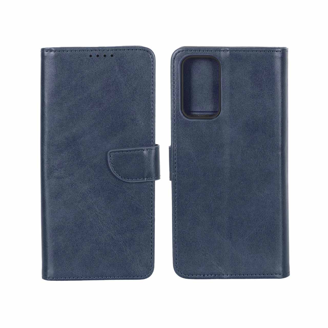 1667574 کیف چرمی موبایل مگنتی Samsung Galaxy A73 - سرمه ای - تصویر 1