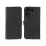 کیف چرمی موبایل مگنتی محافظ لنزدار KRF مدل Xiaomi Poco M7 Pro 5G - مشکی