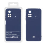 قاب نیو سیلیکون محافظ لنزدار RFF مدل Xiaomi Poco M4 Pro 4G - سرمه ای (پک دار)