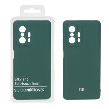 قاب نیو سیلیکون محافظ لنزدار RFF مدل Xiaomi Mi 11T / Mi 11T Pro - سبز (پک دار)