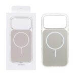 قاب پشت رنگی دور ژله ای با قابلیت شارژ MagSafe مدل Apple iPhone 17 Pro Max - صحرایی (پک دار)
