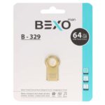 فلش مموری BEXO USB2.0 مدل B-329 ظرفیت 64GB - طلایی (گارانتی داده پردازی آواتک)