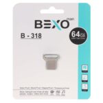فلش مموری BEXO USB2.0 مدل B-318 ظرفیت 64GB - مشکی (گارانتی داده پردازی آواتک)