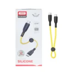 کابل شارژ PD و فست پاوربانک XO Type-C To Type-C مدل XO-NB-Q248B 60W - زرد