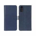کیف چرمی موبایل مگنتی محافظ لنزدار KRF مدل Xiaomi Redmi Note 12S - سرمه ای