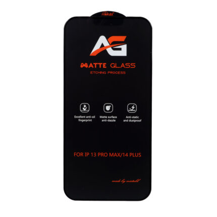 محافظ صفحه نمایش شیشه ای مات Full Cover Anti Static Mietubl AG مدل NTC - Apple iPhone 13 Pro Max / iPhone 14 Plus
