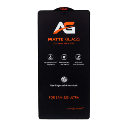 محافظ صفحه نمایش شیشه ای مات Full Cover Anti Static Mietubl AG مدل NTC - Samsung Galaxy S25 Ultra