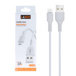 کابل شارژ فست اندروید Lasco مدل LC-02 - سفید - DST(گارانتی شش ماهه)