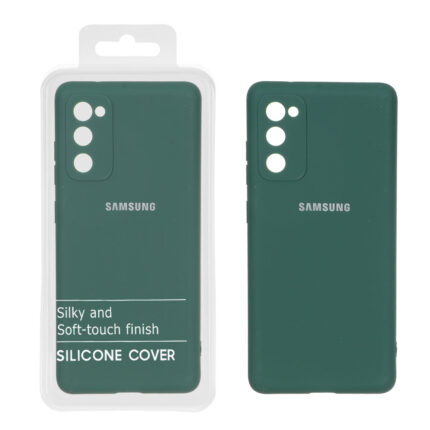 قاب نیو سیلیکون محافظ لنزدار RFF مدل Samsung Galaxy S20 FE - سبز (پک دار)