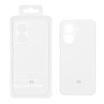 قاب سیلیکونی پاک کنی محافظ لنزدار اورجینال Xiaomi Redmi A5 / Poco C71 - سفید (پک دار)
