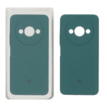 قاب سیلیکونی پاک کنی محافظ لنزدار اورجینال Xiaomi Redmi A3 / A3x / Poco C61 - سبز (پک دار)