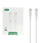 کابل شارژ فست Lindos+ Type-C To Type-C مدل LN-C30 60W - سفید (گارانتی تعویض یکساله شرکتی)