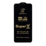 محافظ صفحه نمایش آنتی استاتیک Full Cover Super X مدل Apple iPhone 11 Pro Max / iPhone X Max / iPhone Xs Max