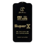 محافظ صفحه نمایش آنتی استاتیک Full Cover Super X مدل Apple iPhone 12 / iPhone 12 Pro