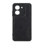 قاب طرح چرم AMG محافظ لنزدار Xiaomi Redmi A5 / Poco C71 - مشکی