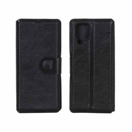 کیف موبایل چرمی مگنتی Samsung Galaxy A22 4G / M22 / M32 4G / F22 - مشکی