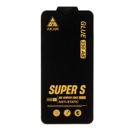 محافظ صفحه نمایش شیشه ای Full Cover Super S AKAM با چسب 330 مدل Xiaomi Redmi Note 8 / Redmi 8 / Redmi 8a